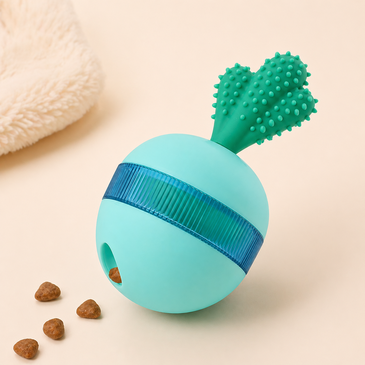 Jouet Distributeur de Friandises Toutou & Minou — Stimulation Mentale & Anti-Ennui pour Chien