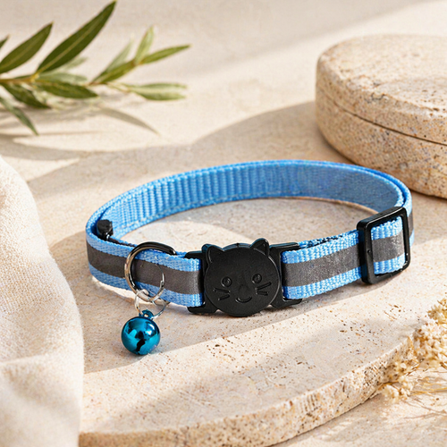 Collier Réfléchissant Porte-AirTag  Toutou & Minou — Sécurité Anti-Fugue  pour Chat & Chien