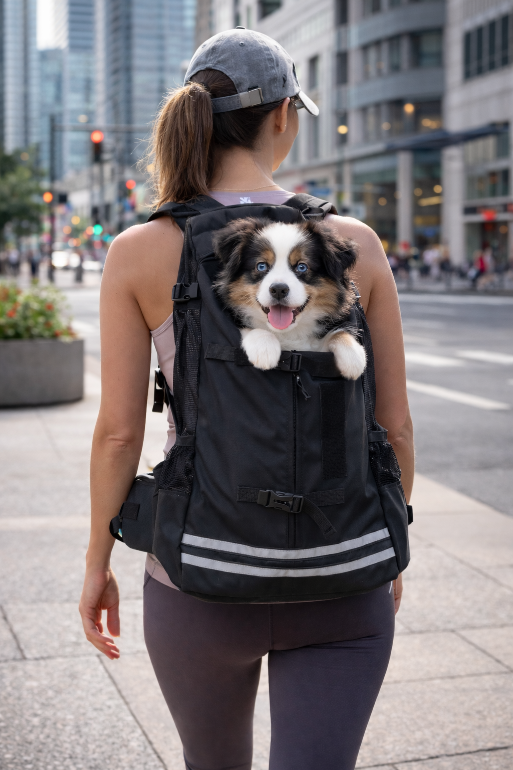 Sac à Dos Respirant pour Chien jusqu'à 28kg