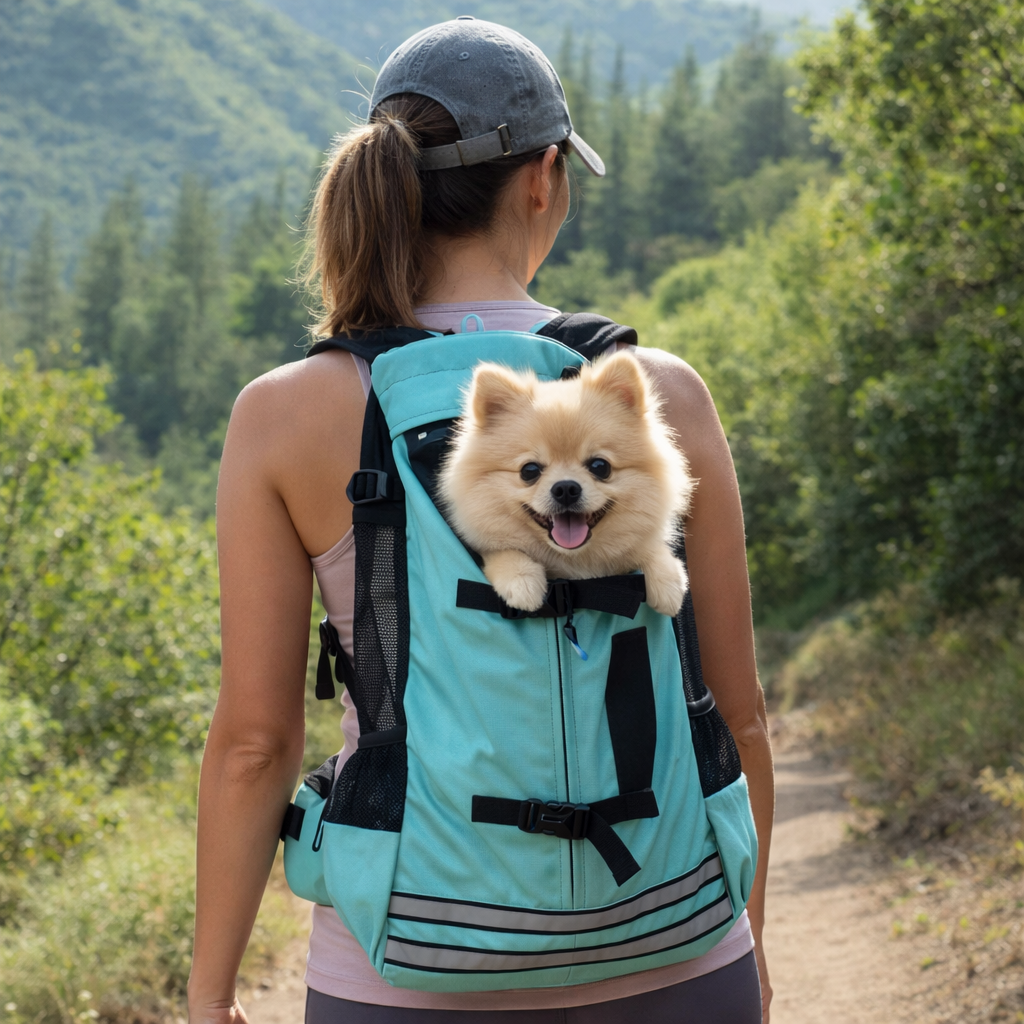 Sac à Dos Respirant pour Chien jusqu'à 28kg